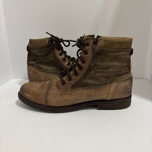 Aldo Cap Toe - Leather - Side Zip - Ankle Boots Men's
Size 14